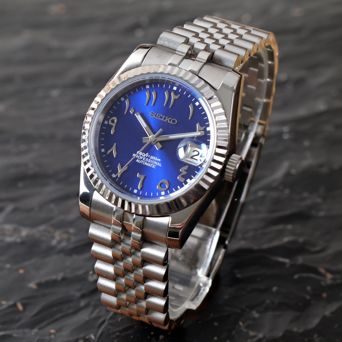 Montre Justeiko | Arabic | Royal Blue