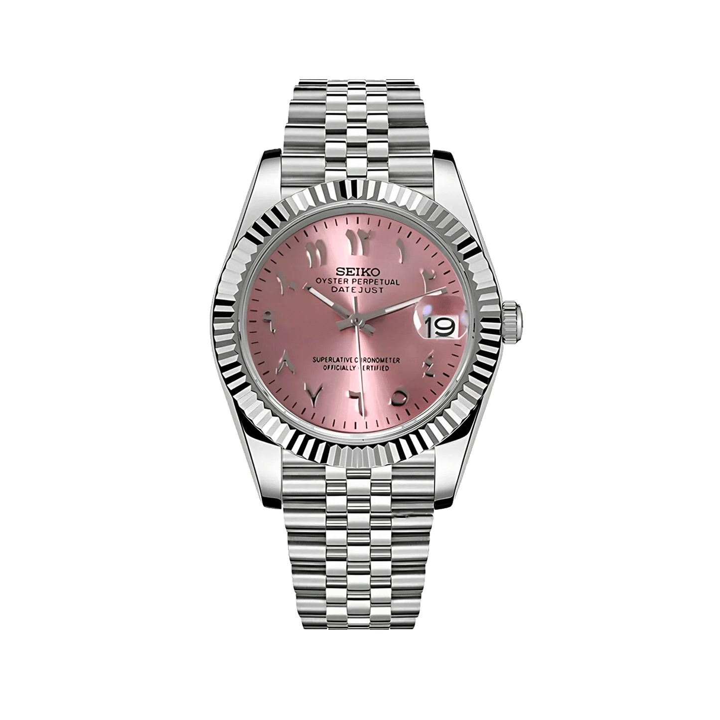 Montre Justeiko | Arabic | Pink