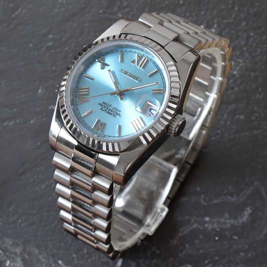Montre Justeiko | Roman | Ice Blue